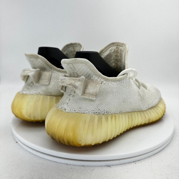 Adidas Yeezy Boost 350 V2 Low Men Size 6 CP9366 Cream Triple White Casual Shoes - Picture 6 of 15